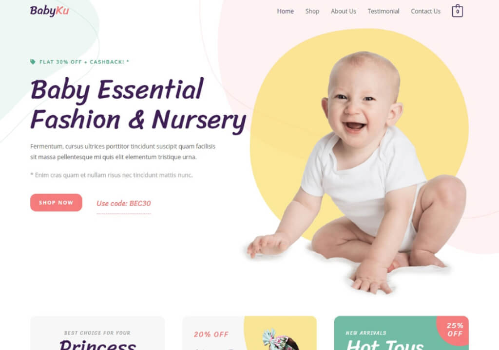 Baby Store digital download store theme product featured image 9